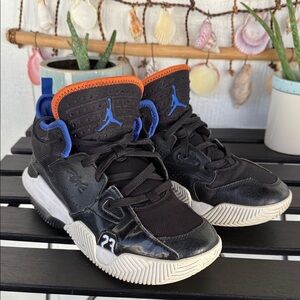Black and Blue Basketball Sneakers